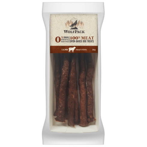 Recompensa pentru caini Wolfpack Pure Meat Sticks Miel 50g